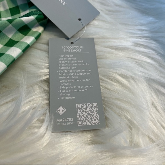 NEW Antonio Melani 10" Contour XS High Waisted Bike Shorts Compression Women's - Picture 9 of 10